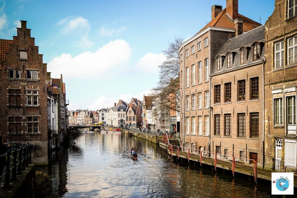 Graslei Korenlei Canaux Gand belgique Flandres Love Live Travel Blog Voyage