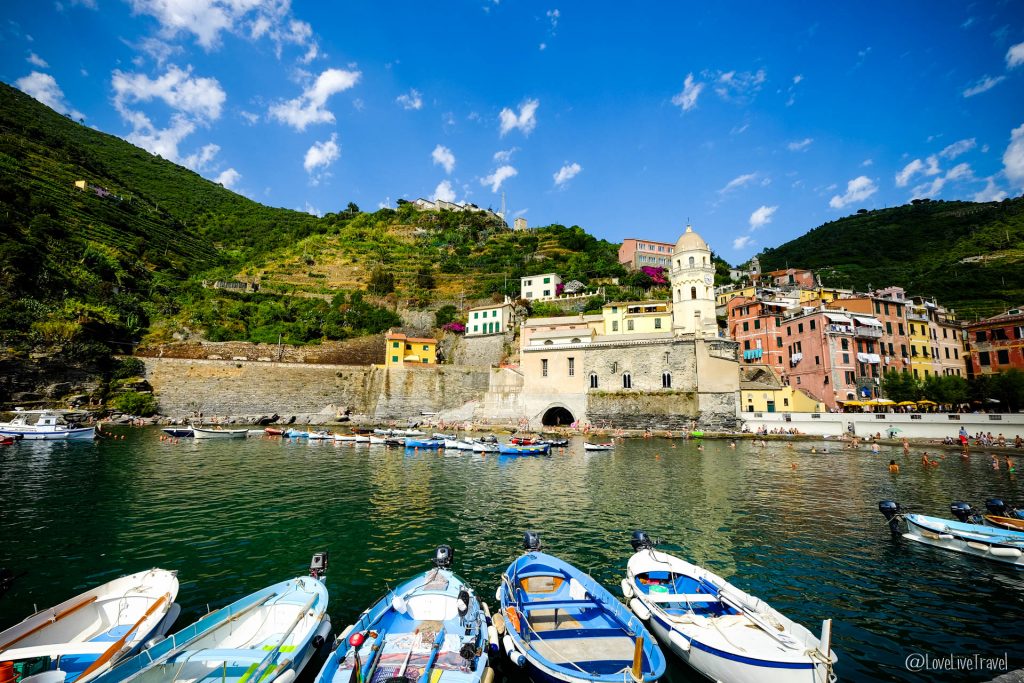 Vernazza Cinque terre gira cinq terres Italie blog voyage LoveLiveT