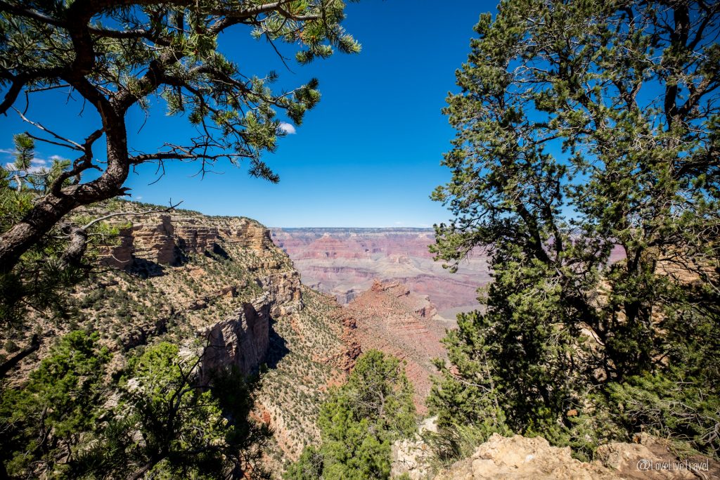 Grand Canyon hermit's rest roadtrip usa blog voyage Lovelivetravel