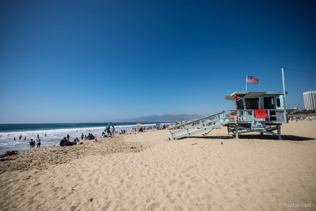 Santa Monica beach Los Angeles Californie Road trip USA blog voyage Lovelivetravel