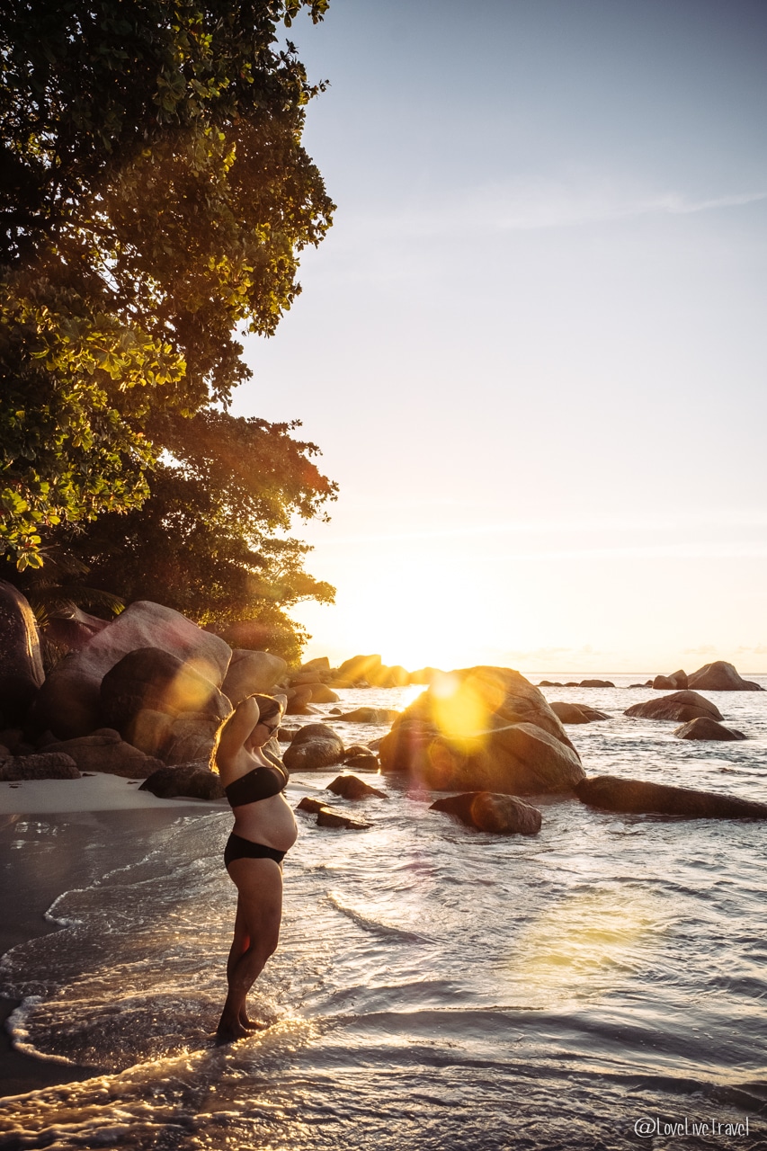 anse lazio coucher soleil praslin seychelles blog voyage lovelivetravel