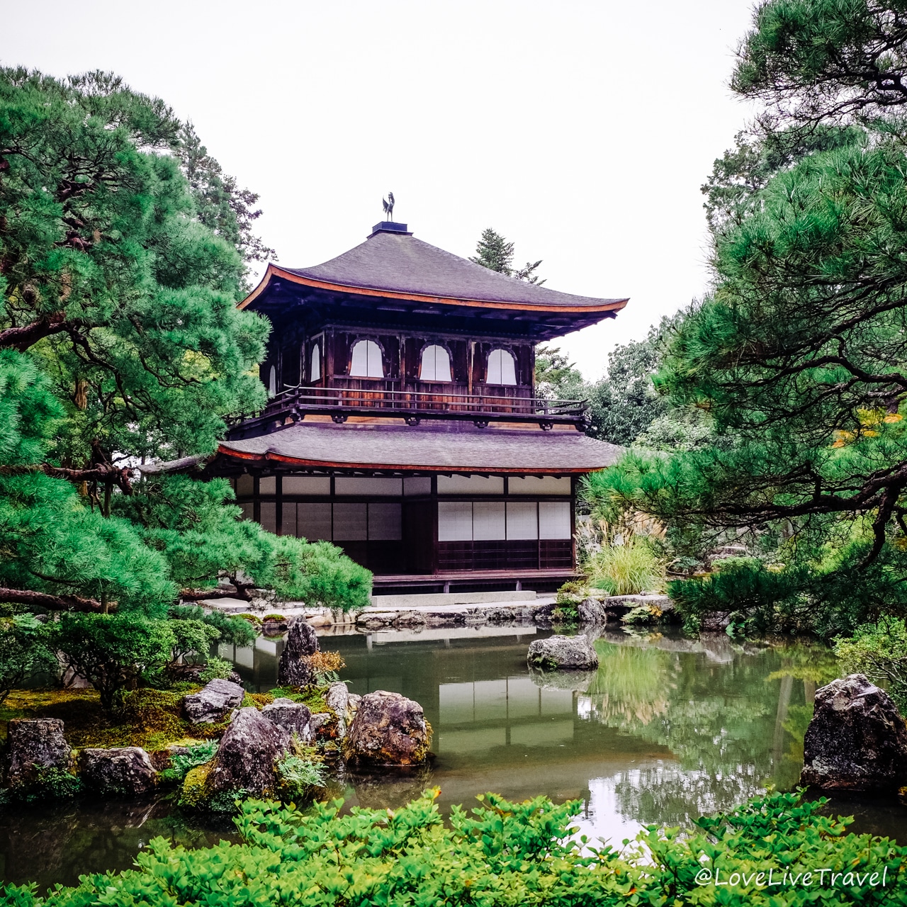 Ginkakuji temple du pavillon d’argent Kyoto Japon Blog Voyage Lovelivetravel