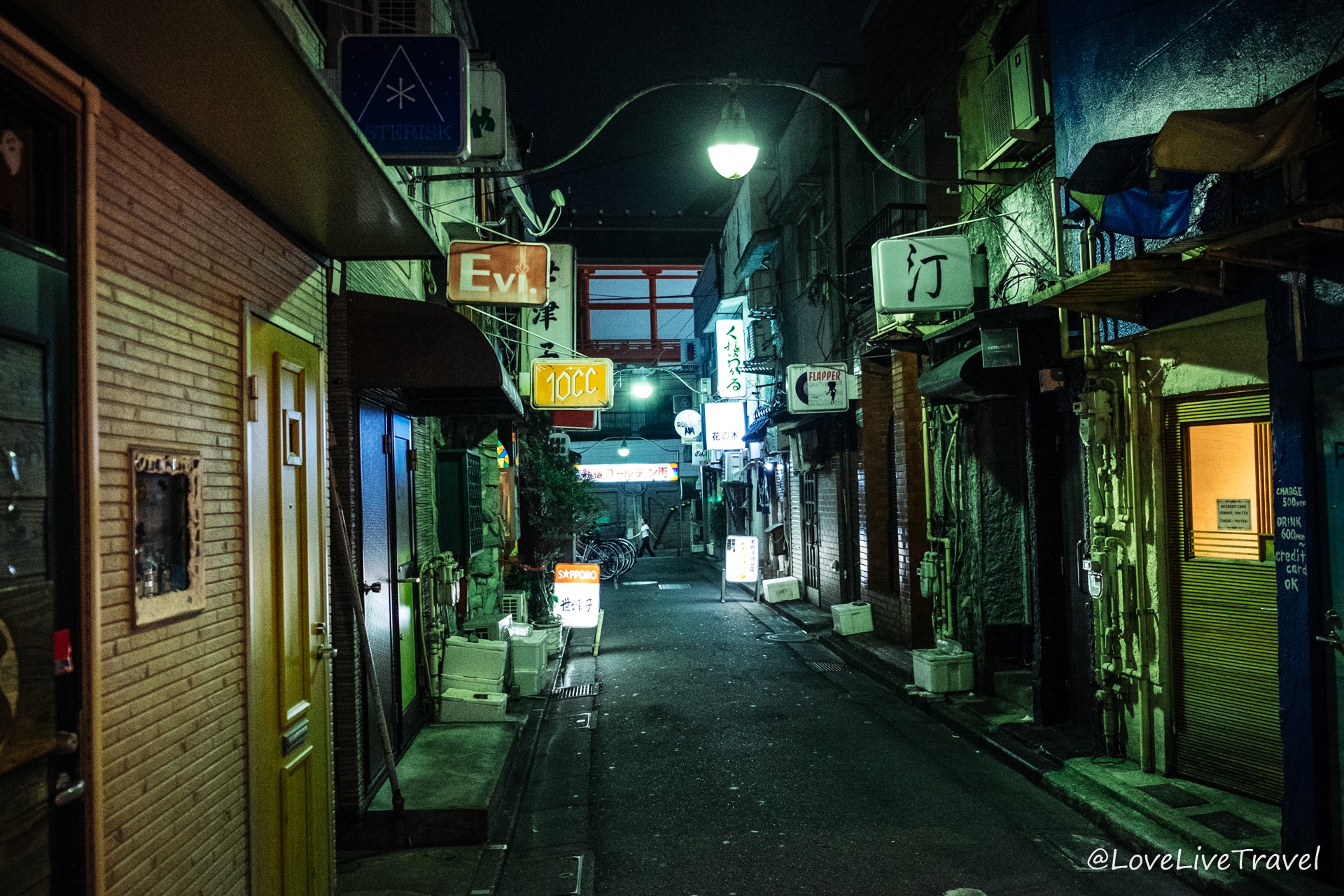 Quartier de Golden Gai Tokyo Japon blog voyage Lovelivetravel